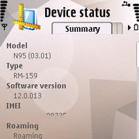 Device Status от Nokia Beta Labs