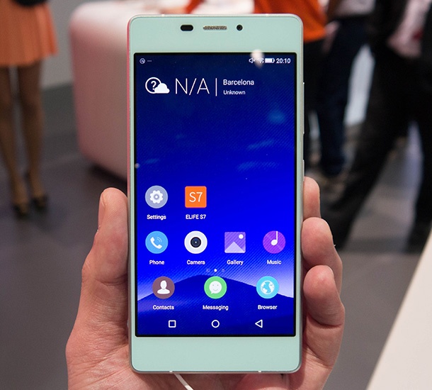 Gionee Elife S7 е с дебелина 5,5 мм, очакваме го и в България под бранда Allview