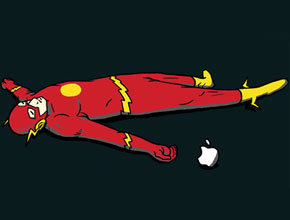 Apple е виновна за края на мобилния Flash, според Adobe