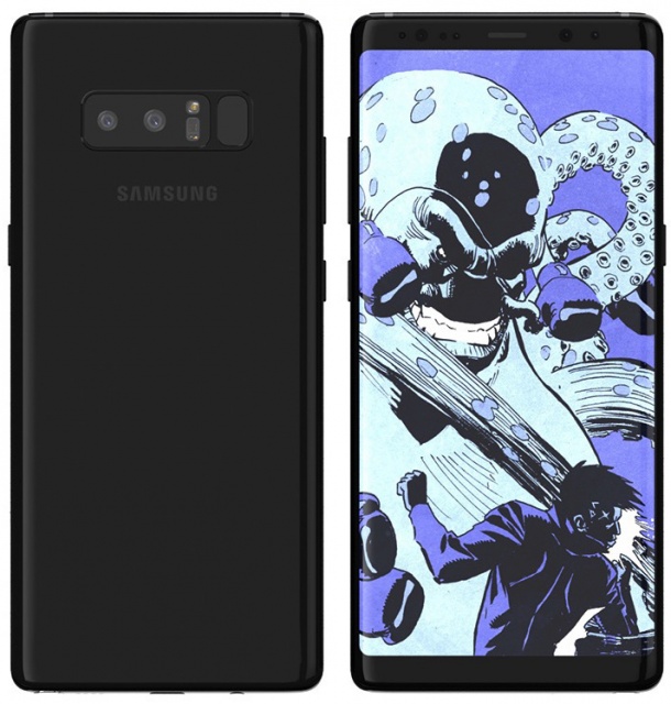 Нови рендери показват как ще изглежда Samsung Galaxy Note 8