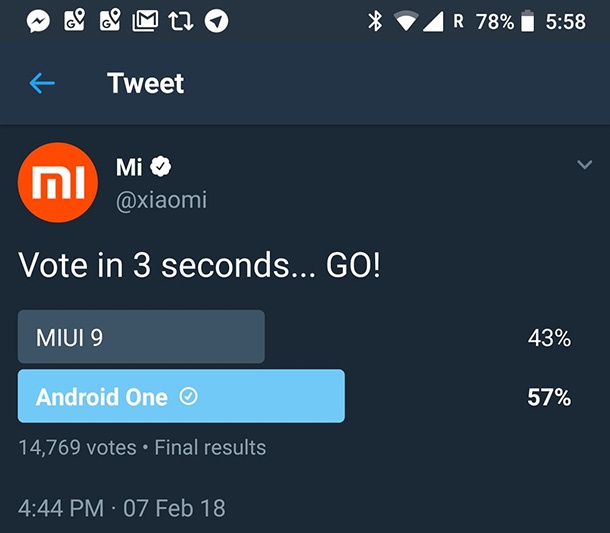 Xiaomi изтри анкета с неудобен резултат