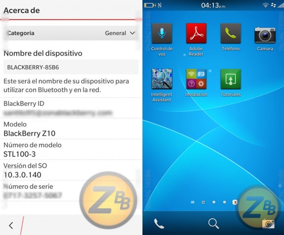 Появиха се първи снимки от BlackBerry OS 10.3