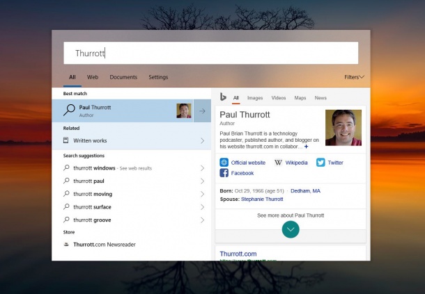 Microsoft тества нов интерфейс за търсене в Windows 10
