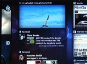 Демонстрация на интерфейса на MeeGo за таблети