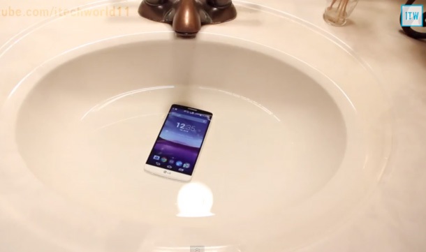 Видео показва, че LG G3 не се бои от вода