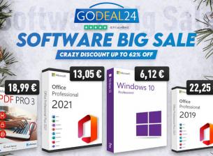 Разпродажба от Godeal24: Windows 10, доживотен MS Office и още програми на най-ниската цена
