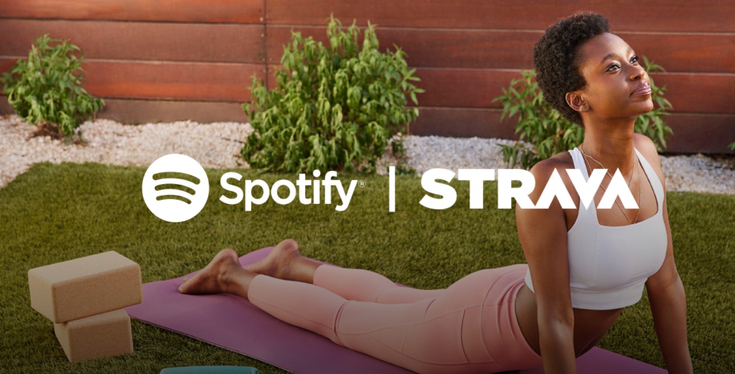 Strava вече включва интеграция на Spotify