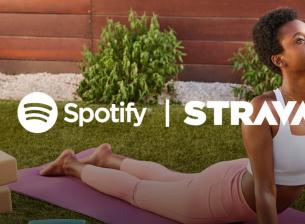 Strava вече включва интеграция на Spotify