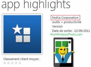 Първото приложение на Nokia се появи в Windows Phone Marketplace