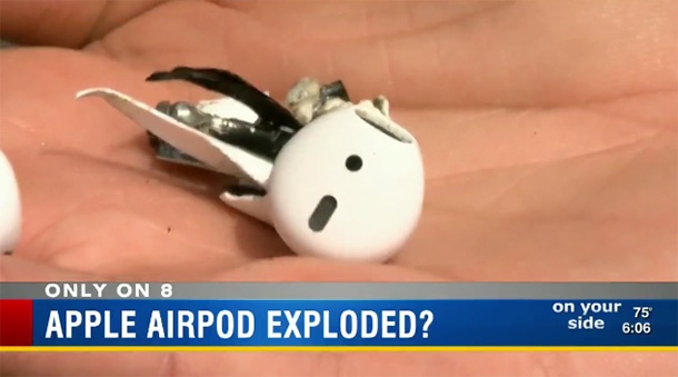 Слушалки AirPods за малко да се взривят в ухото на своя притежател