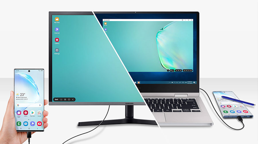 Samsung подготвя DeX преносим монитор