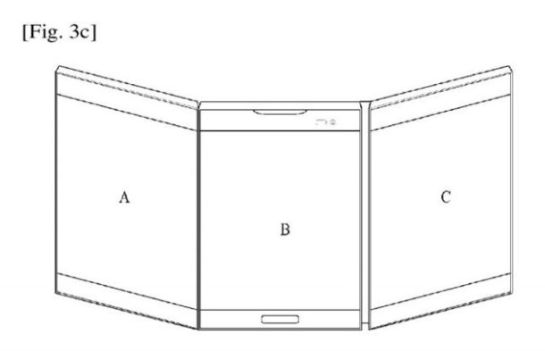 LG патентова сгъваем смартфон с три дисплея