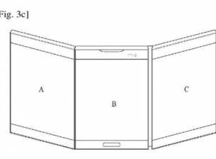 LG патентова сгъваем смартфон с три дисплея