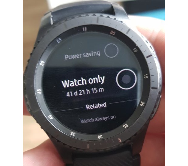 Samsung Gear S3 вече може да изкара повече от месец с един заряд