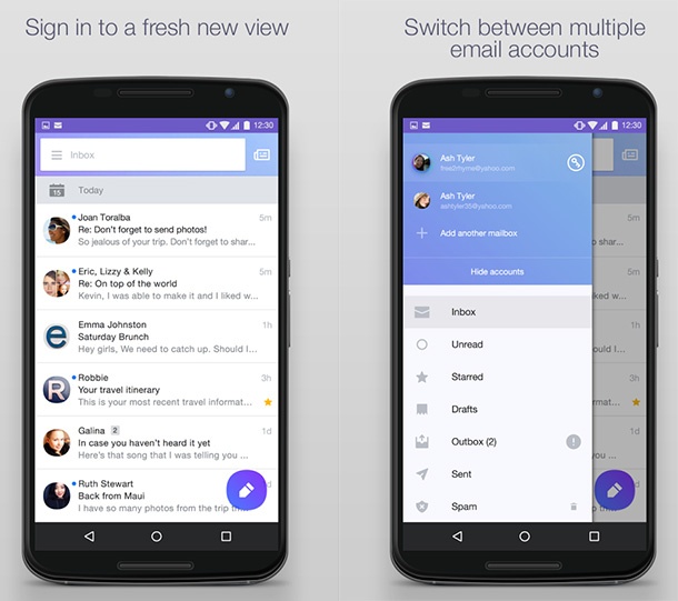 Приложенията на Yahoo вече поддържат и външни пощенски услуги