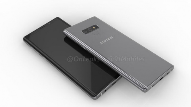 Появиха се рендъри на Samsung Galaxy Note9