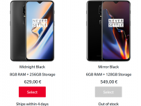 В очакване на OnePlus 7 някои варианти на OnePlus 6T вече са изчерпани