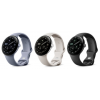 Google Pixel Watch 4 в три цвята – син, бял и черен, със стилен дизайн и AMOLED дисплей.