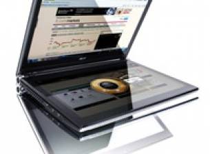 Acer Iconia е лаптоп с два сензорни екрана