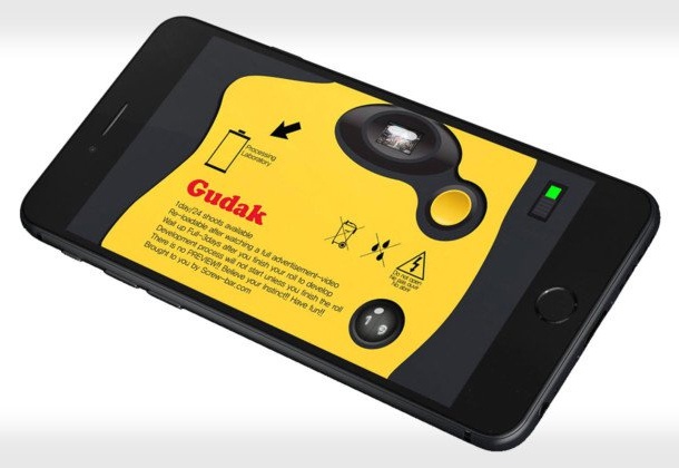 С Gudak можете да използвате iPhone във фотоапарат за еднократна употреба