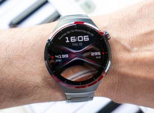 Huawei Watch GT4 Space Edition on a hand