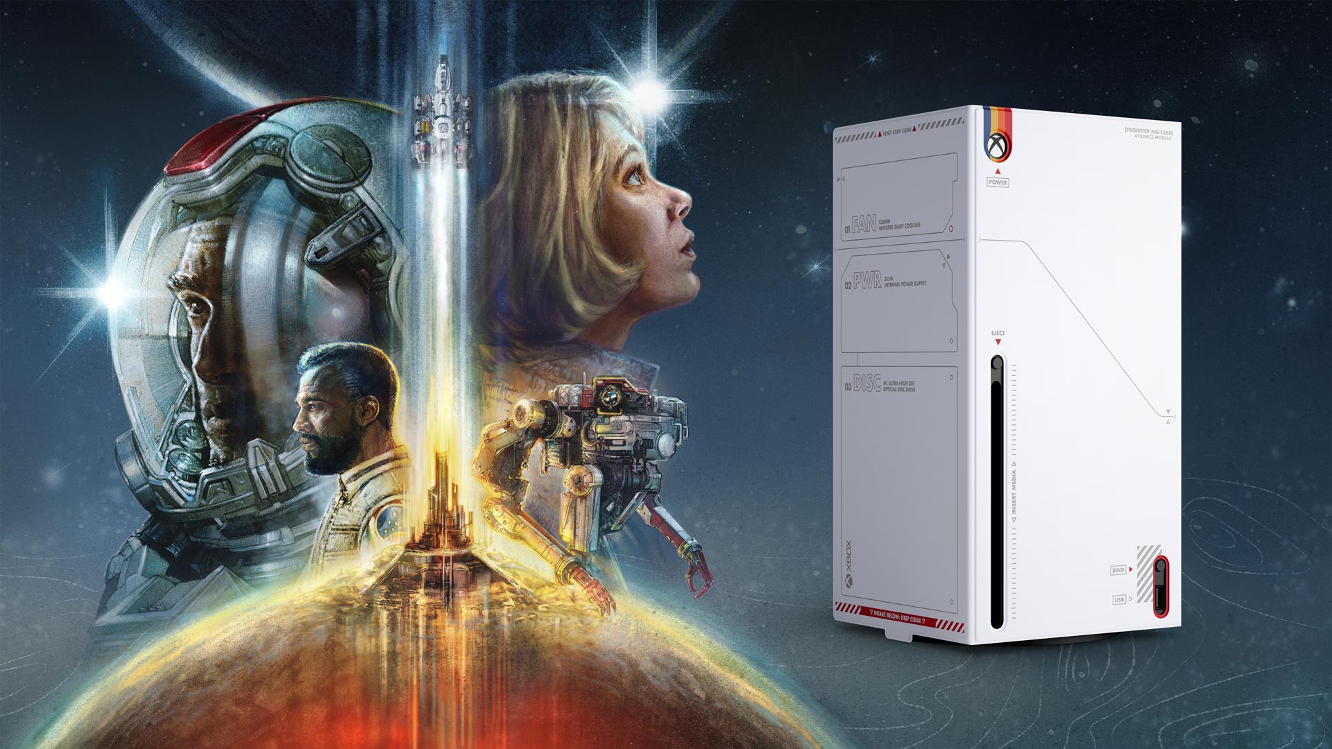 Вече има официални скинове за Xbox Series X, включително със Starfield