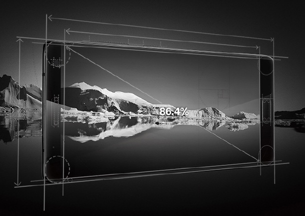 Дисплеят на ZUK Edge ще заема 86,4% от предната част