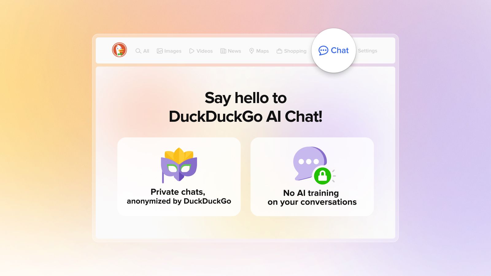 DuckDuckGo предлага безплатния и анонимен AI Chat за всички потребители
