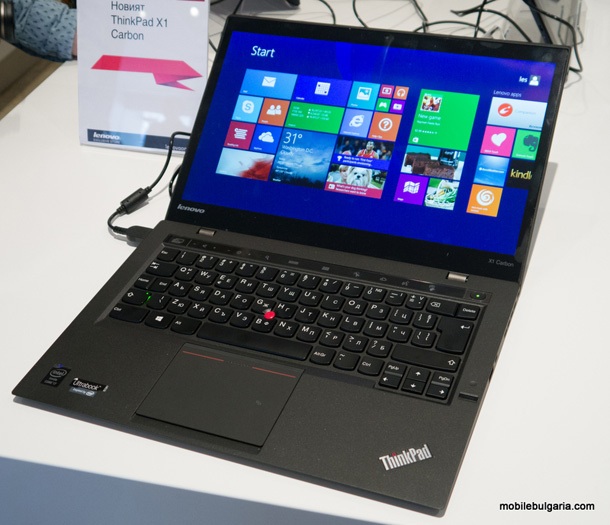 Българска премиера на Lenovo ThninkPad X1 Carbon и таблета ThinkPad Tablet 8