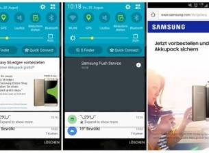Samsung за изпратили на някои потребители реклами под формата на нотификации