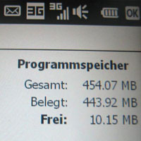HTC HD2 всъщност има 576МВ RAM памет вместо 448MB?