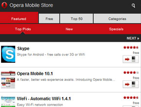 Opera пуска свой магазин за мобилни приложения
