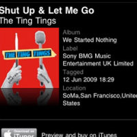 Shazam за iPhone с интеграция с Twitter