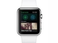 Evernote работи по приложение за Apple Watch
