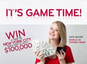 Шампиони в писането на SMS ще се борят за 100 000 долара в конкурс на LG