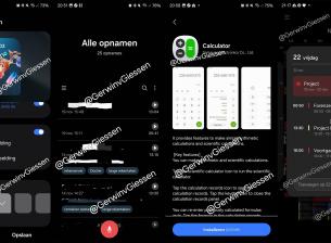 Екранни снимки разкриват промени в приложения от One UI 7
