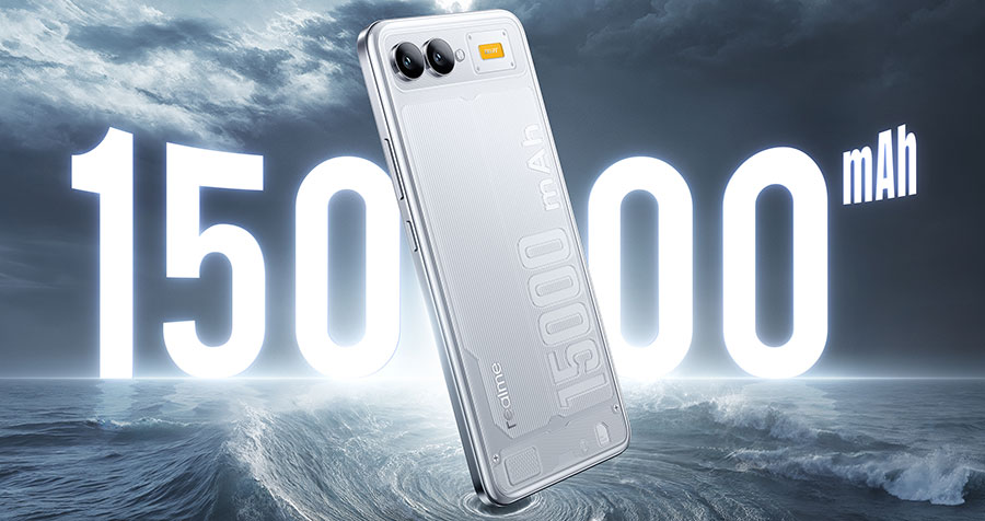 Realme показа телефон с 15 000 mAh батерия