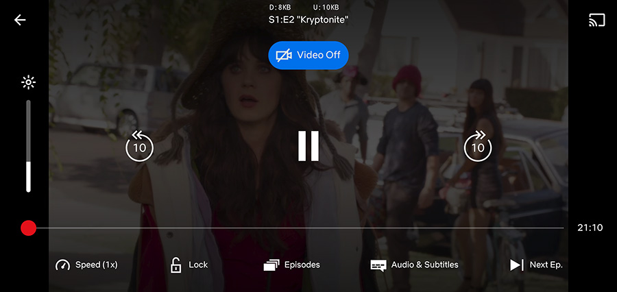 Приложението на Netflix получава опция за изключване на видеото