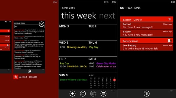 Снимки показват някои от промените в Windows Phone Blue