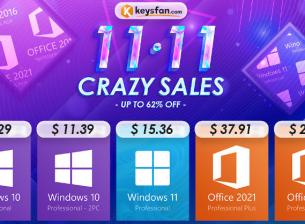 Вземи най-евтиния Windows 10 само за 7.29$ в специалната разпродажба за 11.11 на Keysfan