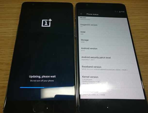 Някои потребители на OnePlus 3 вече тестват Android 8.0 Oreo
