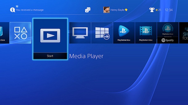PlayStation 4 най-сетне получи мултимедиен плеър