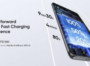 Вижте колко бързо се зарежда батерията на смартфон при 240W