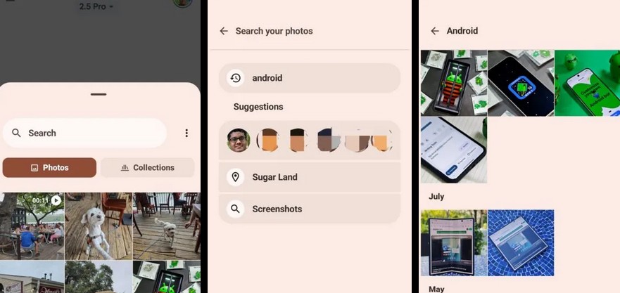 Google улеснява намирането и споделянето на снимки в Android