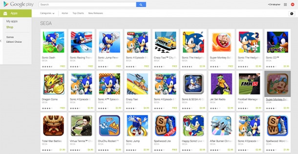 Sega скоро ще свали от разпространение някои от игрите си за iOS и Android