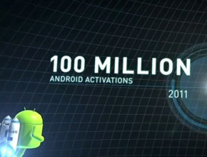 Google отбелязва 100 милиона устройства с Android