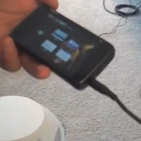 Видео на Firefox върху Nokia N900, свързан с телевизор