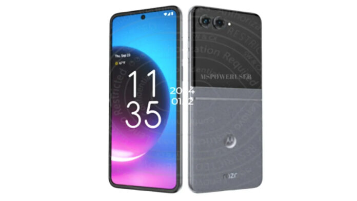Изображение изглежда показва бъдещия Motorola razr 40 Ultra 2024