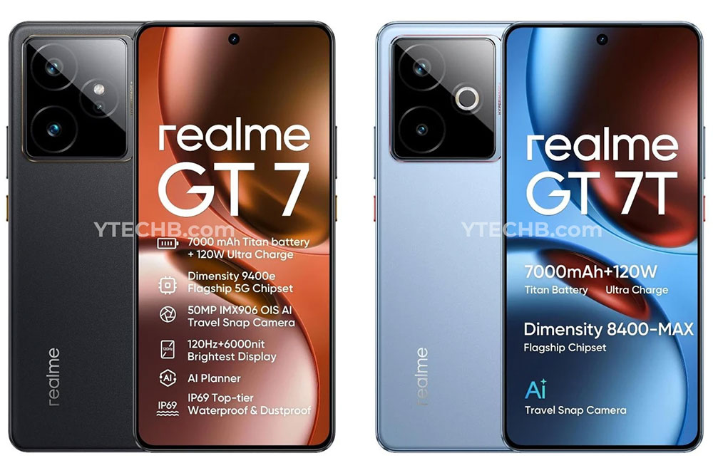 Появиха се спецификациите и цените на Realme GT 7 и GT 7T