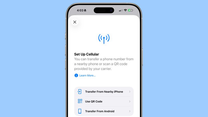 iOS 26 поддържа прехвърляне на eSIM към и от Android